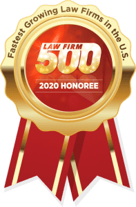 Law Firm 500 2020 Honoree Badge