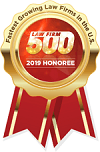 2019 Honoree Law Firm 500